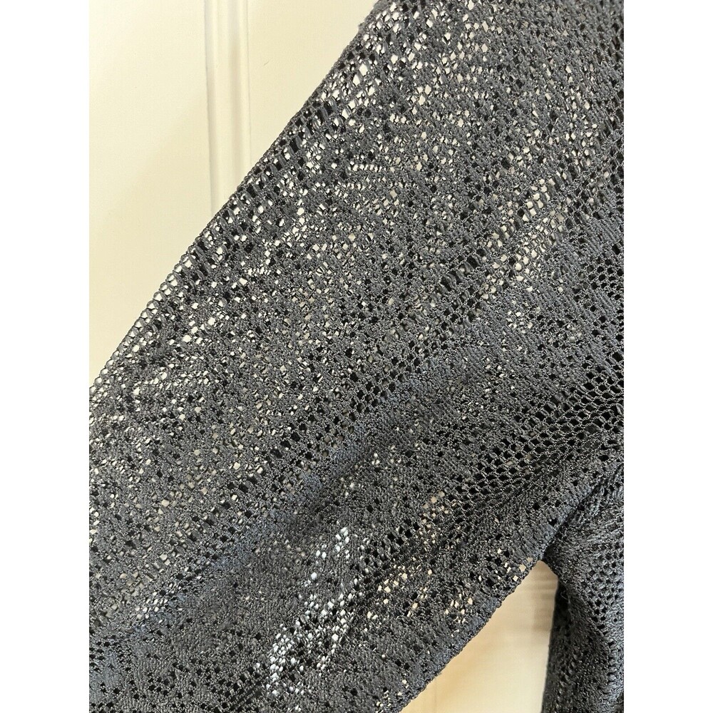 "As You Wish" Bell Sleeve Little Black Party Lace Dress.‎ Lined. Sz X Small - Picture 5 of 15